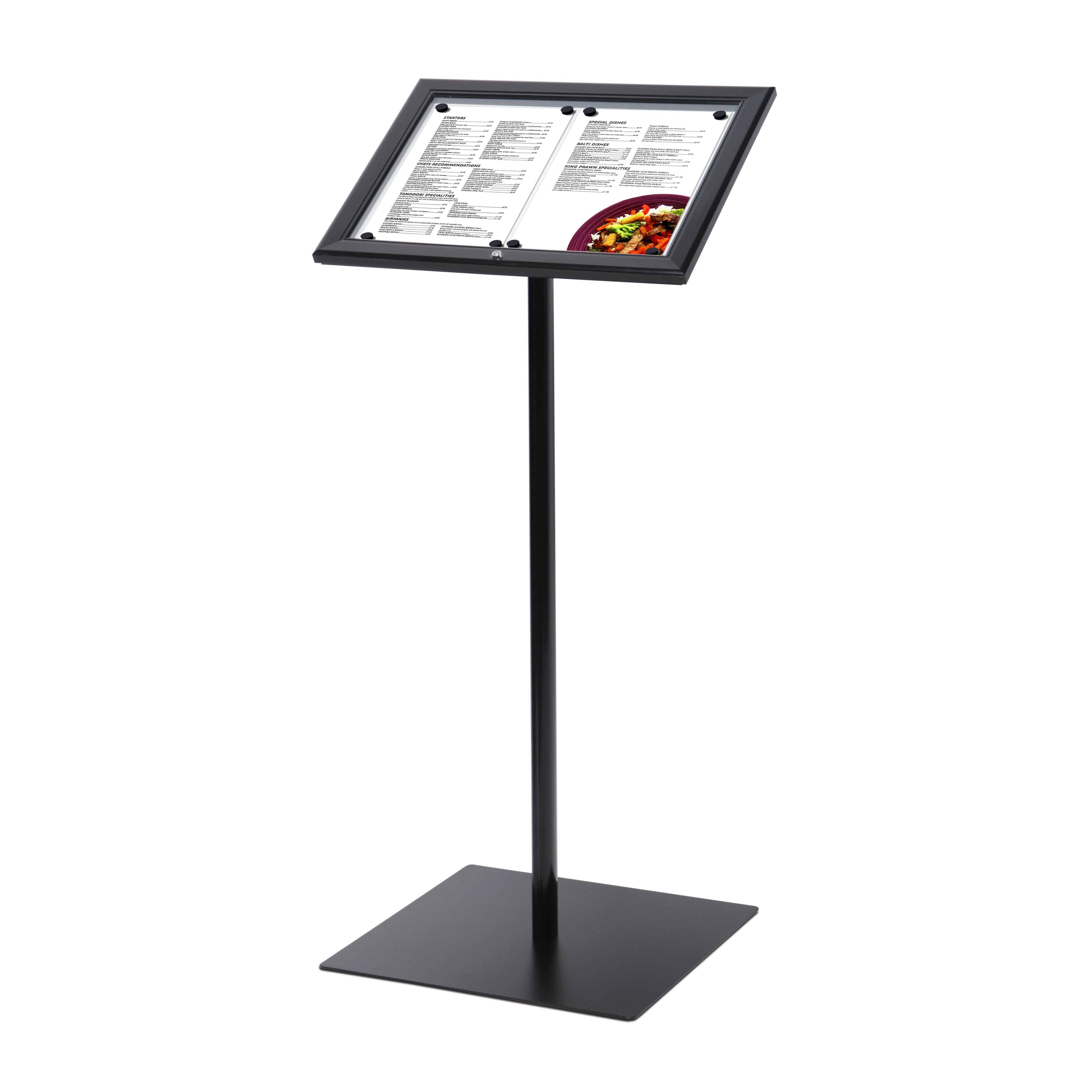 Menu Display 2 x A4 Papier, Schwarz - Craft On Table