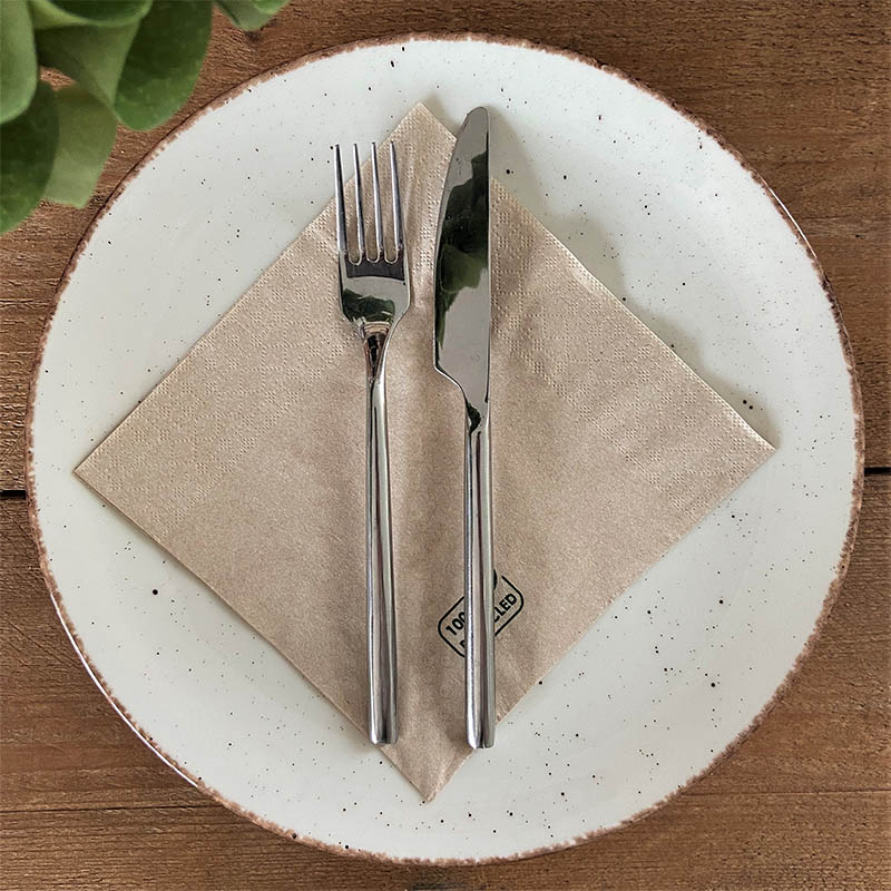 Muster einer ECO-Serviette-33x33cm-2 Schichten - Craft On Table