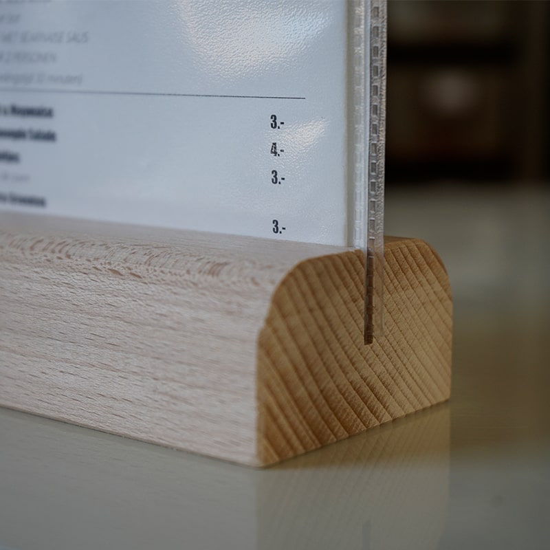 Holzblock - Halterung - Craft On Table