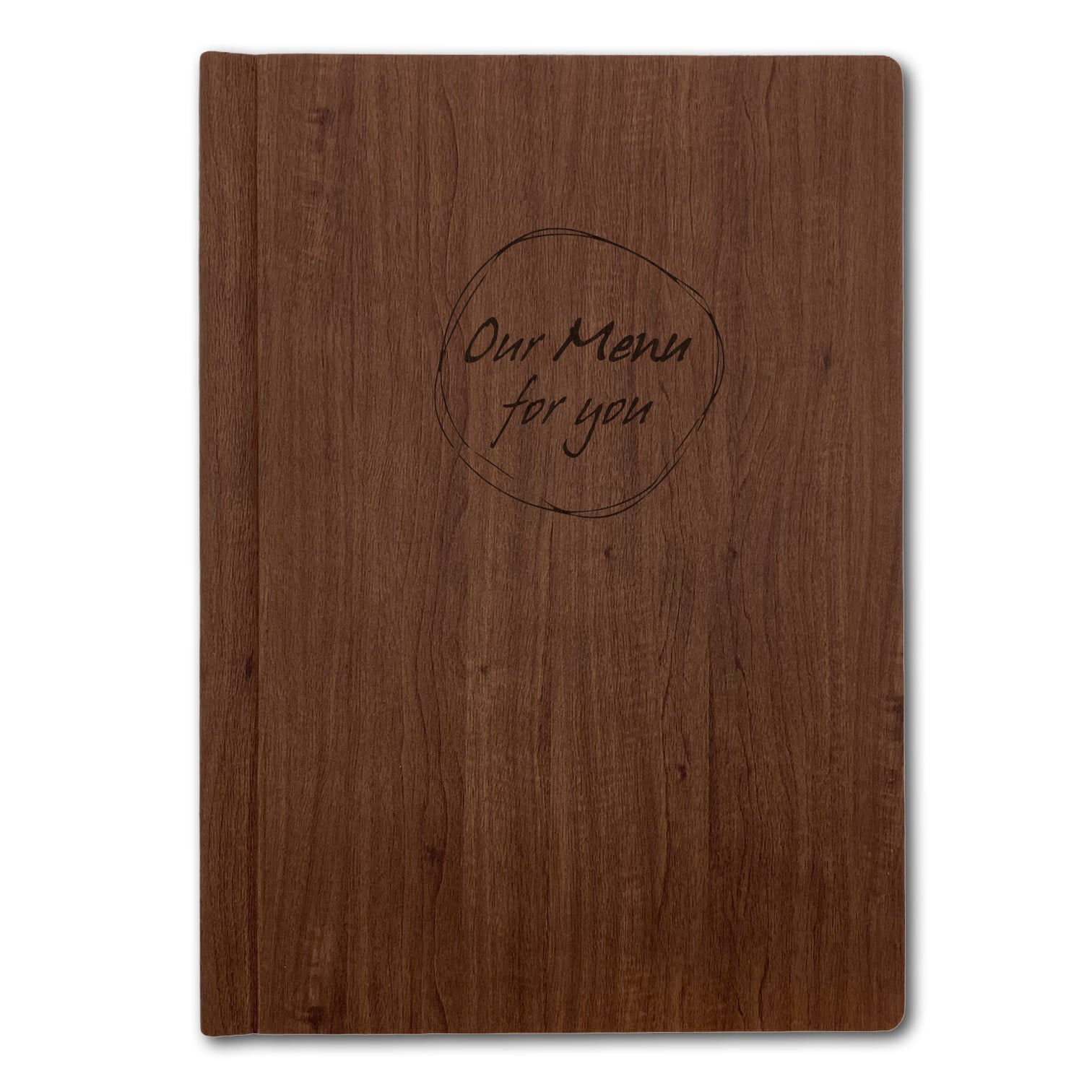 Muster A4 Leder/Holz-Look Clip-on - Craft On Table