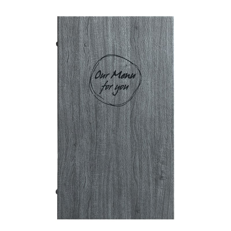 Menükarte-Hardcover-Acero-A4 Schmal - Craft On Table