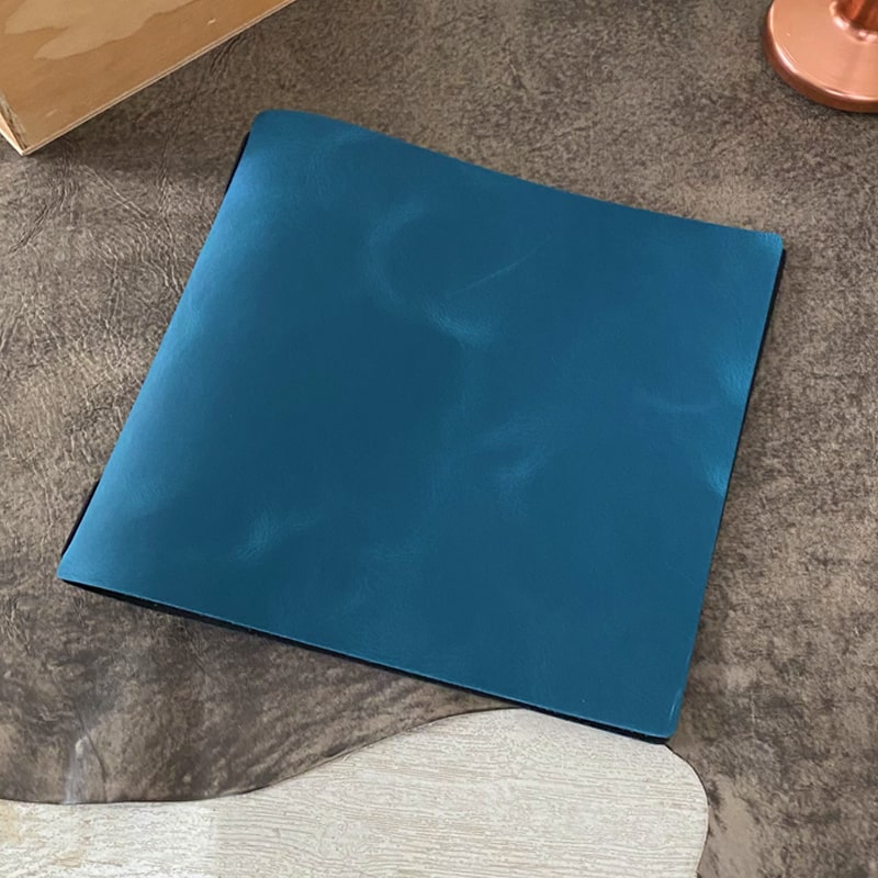Petrol Pull Up Leder Speisekarte - Craft On Table
