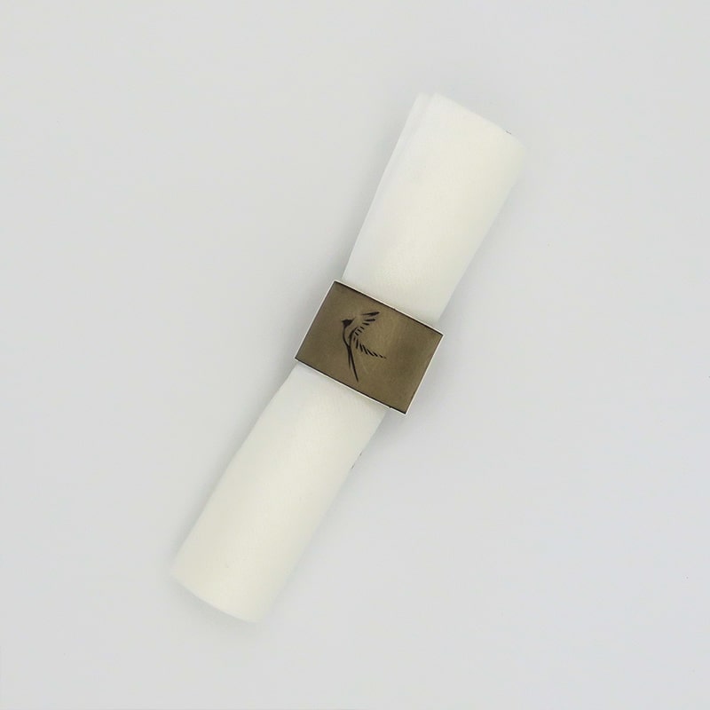 Serviettenring aus Leder - Craft On Table