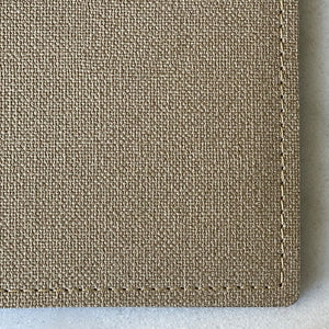 Muster Softcover DIN A4 Leder/Jute-Look - Craft On Table