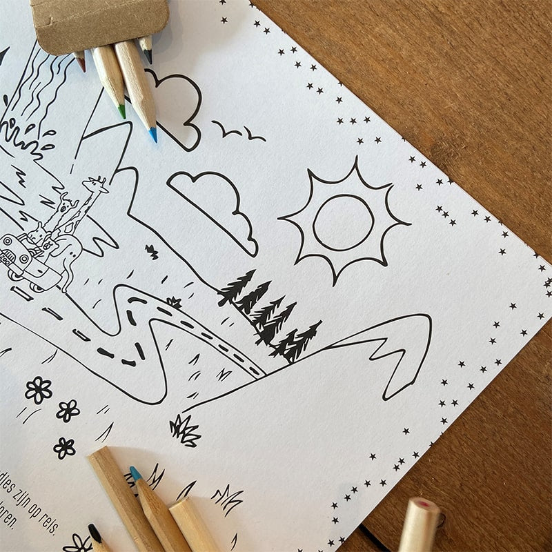 Tischsets aus Papier zum Ausmalen - Craft On Table