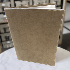 Muster Softcover DIN A4 Leder/Jute-Look - Craft On Table