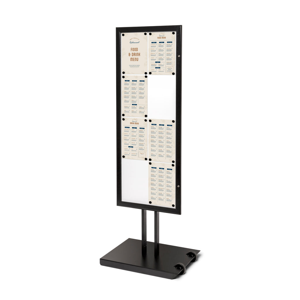 Outdoor Menu Display 8 x A4 papier, Zwart - Craft On Table