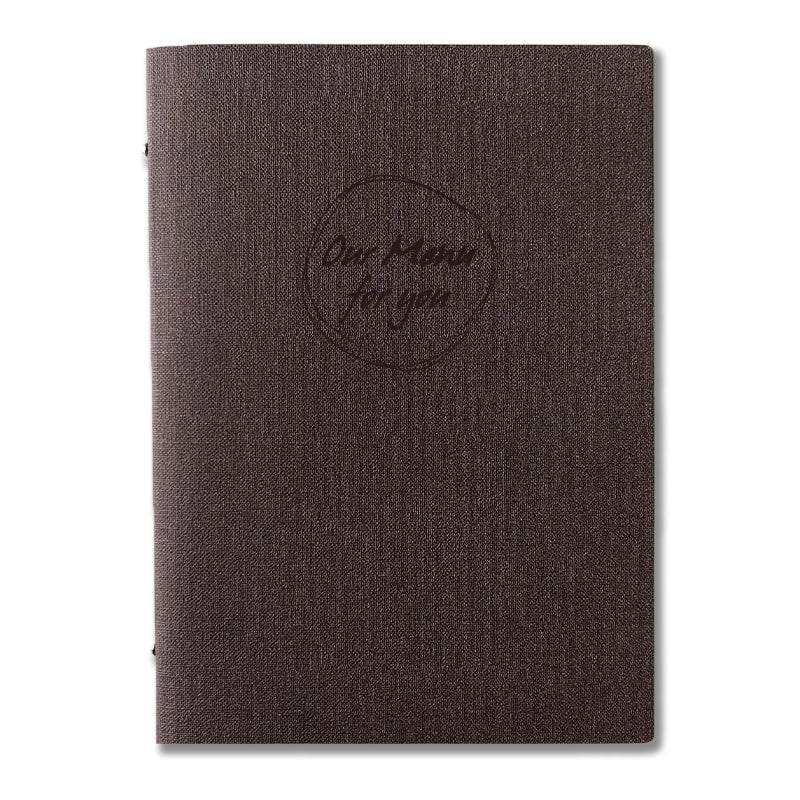 Menukaart-Softcover-Yuta-A4 - Craft On Table