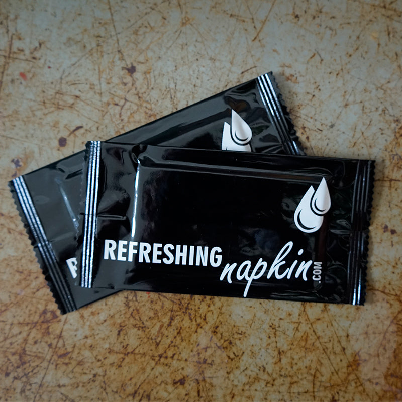 Sample Refreshing Napkin - Craft On Table