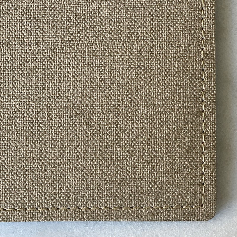 Sample Soft Cover A4 vierkant leder/jute-look - Craft On Table