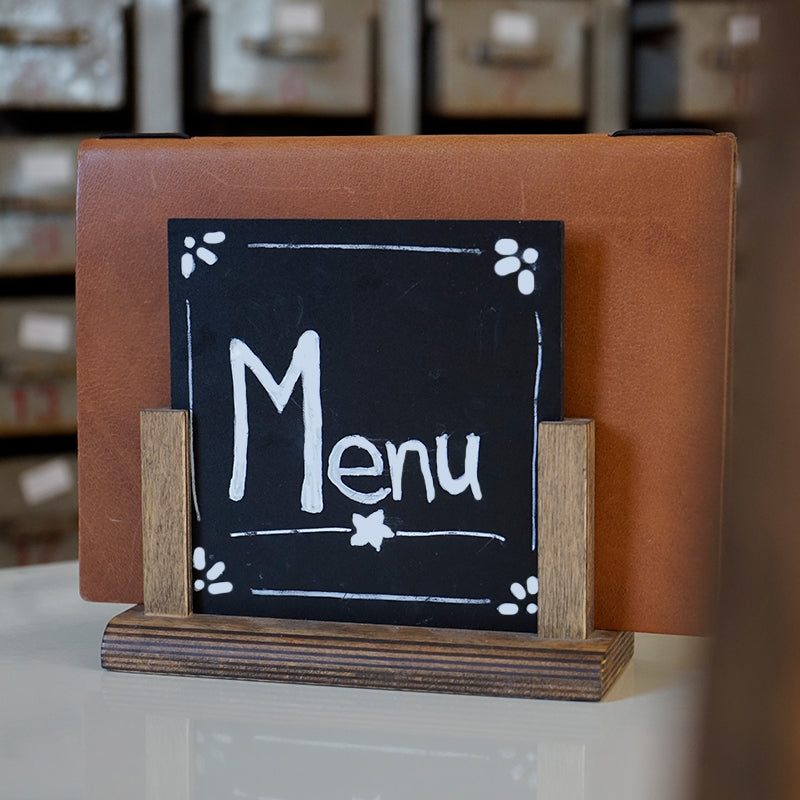 Hout met schrijfbord - Craft On Table